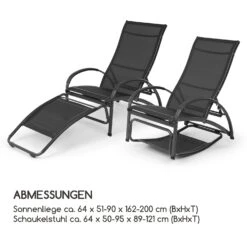 Beverly Wood Sonnenliege Schaukelstuhl Aluminium Schwarz -Heimladen 10033453 de 0009 logo