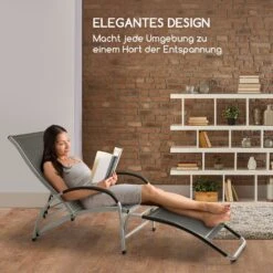 Beverly Wood Sonnenliege Schaukelstuhl Aluminium Grau -Heimladen 10033454 de 0007 logo