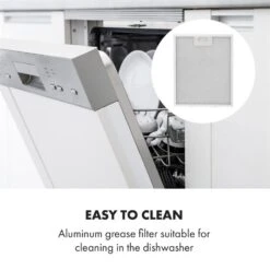 Contempo Unterbau-Dunstabzugshaube 60cm 175m³/h LED Edelstahl Acryl -Heimladen 10033470 uk 0005 logo Klarstein Contempo Unterbau Dunstabzugshaube reedit