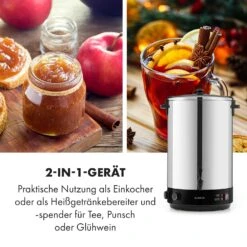 KonfiStar 50 Einkochautomat Getränkespender 2500W 50L Edelstahl 18 KonfiStar 50 Einkochautomat Getränkespender 2500W 50L Edelstahl -Heimladen 10033525 de 0007 logo