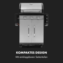 Gazooka 3.0T BBQ Grill 3x3kW Brenner 4 Rollen Edelstahl -Heimladen 10033533 de 0003 logo