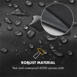 Gazooka 3.0T Wetterschutzhaube 600D Canvas 30/70% PE/PVC Schwarz -Heimladen 10033536 yy 0005 logo Klarstein Gazooka 3 0T Wetterschutzhaube schwarz