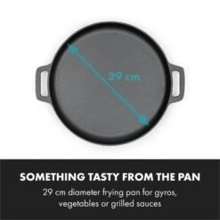 Tomahawk 3.1 S Brat & Back-Set Pfanne Pizzastein Ø29 Cm -Heimladen 10033568 yy 0004 logo Klarstein Tomahawk Brat and Back Set