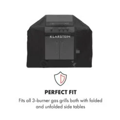 Tomahawk 3.1 S Wetterschutzhaube 300D Canvas 30/70% PE/PVC Schwarz -Heimladen 10033569 yy 0002 logo Klarstein Tomahawk S Wetterschutzhaube schwarz