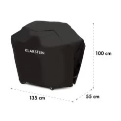 Tomahawk 3.1 S Wetterschutzhaube 300D Canvas 30/70% PE/PVC Schwarz -Heimladen 10033569 yy 0006 logo Klarstein Tomahawk S Wetterschutzhaube schwarz