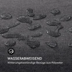 Aruba Hollywoodschaukel Sonnendach 130cm 2-Sitzer Massivholz Grau -Heimladen 10033574 de 0008 logo