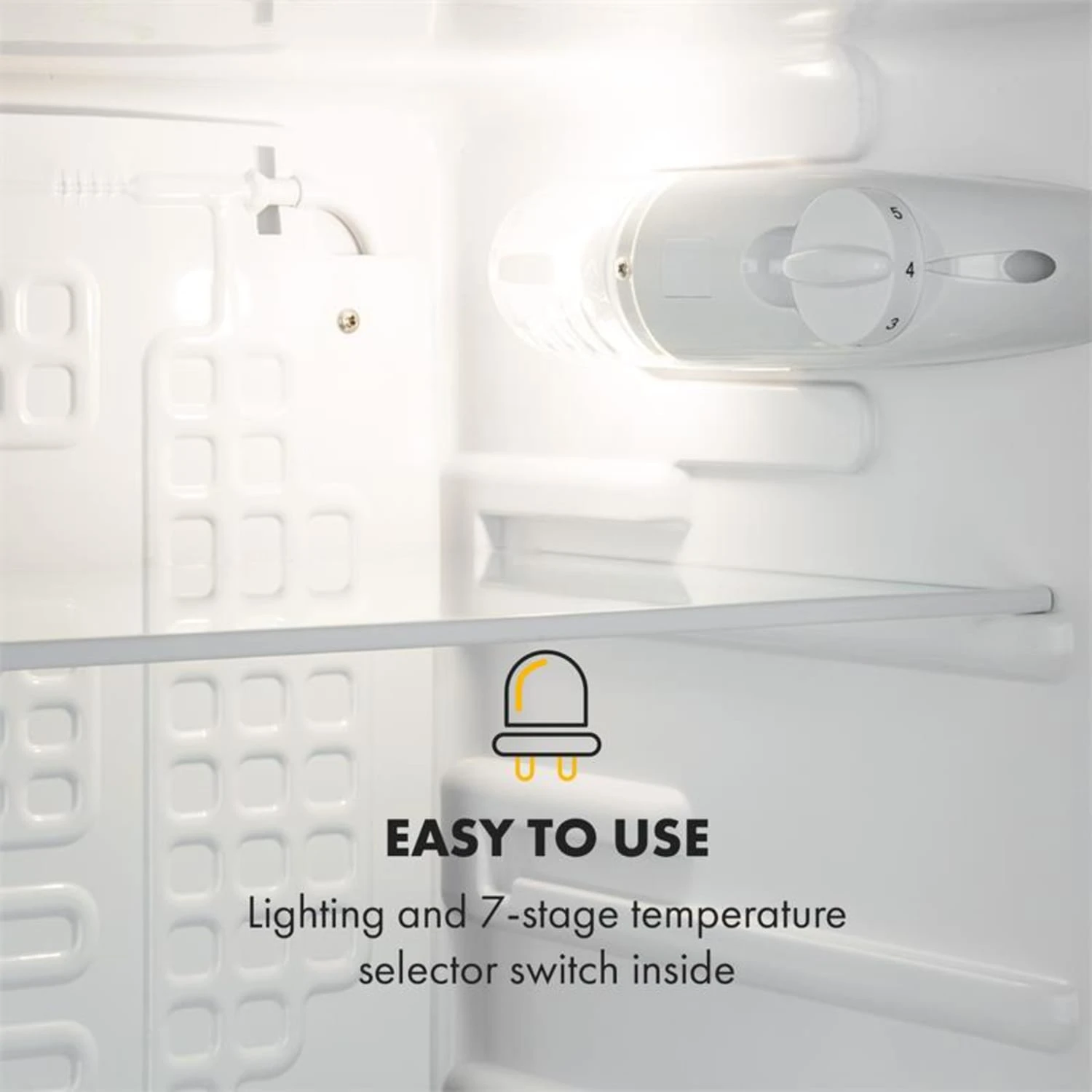 Feldberg Kühlschrank A+ 90 Liter MirageCool Concept Holzdesign Schwarz 9 Feldberg Kühlschrank A+ 90 Liter MirageCool Concept Holzdesign Schwarz – Bild 7