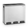 Grandmaster Trash Treteimer 54l / 3x18L Geräuschlos PP Edelstahl -Heimladen 10033726 yy 0001 titel Klarstein Grandmaster Trash Treteimer 54l