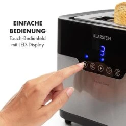 Arabica Toaster 920W LED-Display Touch-Bedienfeld Edelstahl 13 Arabica Toaster 920W LED-Display Touch-Bedienfeld Edelstahl -Heimladen 10033728 de 0003 logo
