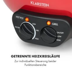 Szechuan Hot Pot Und Grillplatte 5l Vol. 1350 W, 600 W Rot -Heimladen 10033779 de 0003 logo