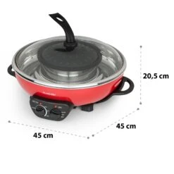 Szechuan Hot Pot Und Grillplatte 5l Vol. 1350 W, 600 W Rot -Heimladen 10033779 yy 0009 logo