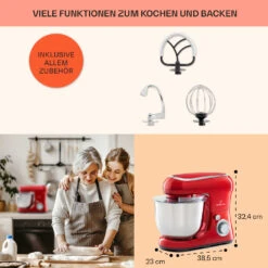Bella Pico 2G Küchenmaschine 1300W 1,7PS 6 Stufen 5 Liter 13 Bella Pico 2G Küchenmaschine 1300W 1,7PS 6 Stufen 5 Liter -Heimladen 10033801 de 0005 usp