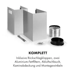 Darya Dunstabzugshaube 60cm 310 M³/h Edelstahl Silber -Heimladen 10033820 de 0009 logo