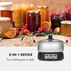 Jam Session Marmeladen- Und Geleekocher 1000W 2 Automatikprogramme -Heimladen 10034109 yy 0003 logo Klarstein Jam Session Marmeladen und Geleekocher
