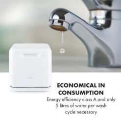 Aquatica Geschirrspüler Freistehend Installationsfrei 2 Gedecke 860W 21 Aquatica Geschirrspüler Freistehend Installationsfrei 2 Gedecke 860W -Heimladen 10034126 yy 0009 logo Klarstein Aquatica Geschirrspueler weiss