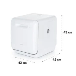 Aquatica Geschirrspüler Freistehend Installationsfrei 2 Gedecke 860W 22 Aquatica Geschirrspüler Freistehend Installationsfrei 2 Gedecke 860W -Heimladen 10034126 yy 0010 logo Klarstein Aquatica Geschirrspueler weiss