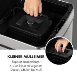 Touchless Müllsammler Sensor 72L 4 Behälter ABS PP Edelstahl Gebürstet 17 Touchless Müllsammler Sensor 72L 4 Behälter ABS PP Edelstahl Gebürstet -Heimladen 10034128 de 0004 logo