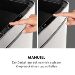 Touchless Müllsammler Sensor 72L 4 Behälter ABS PP Edelstahl Gebürstet 21 Touchless Müllsammler Sensor 72L 4 Behälter ABS PP Edelstahl Gebürstet -Heimladen 10034128 de 0008 logo