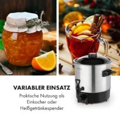 Biggie Eco Einkochautomat & Getränkespender 1000W 30-100°C Zapfhahn 9l -Heimladen 10034147 de 0005 logo