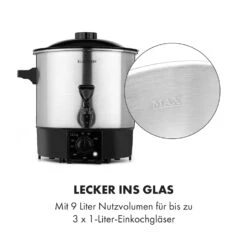 Biggie Eco Einkochautomat & Getränkespender 1000W 30-100°C Zapfhahn 9l -Heimladen 10034147 de 0007 logo