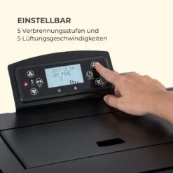 Energiewende Pelletofen 5/10 KW 5 Stufen Timer 18kg 250m³ Fernbedienung Schwarz 18 Energiewende Pelletofen 5/10 KW 5 Stufen Timer 18kg 250m³ Fernbedienung Schwarz -Heimladen 10034153 de 0007 logo