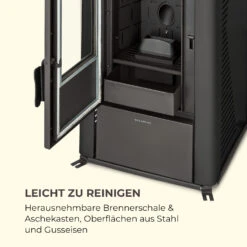 Energiewende Pelletofen 5/10 KW 5 Stufen Timer 18kg 250m³ Fernbedienung Schwarz 19 Energiewende Pelletofen 5/10 KW 5 Stufen Timer 18kg 250m³ Fernbedienung Schwarz -Heimladen 10034153 de 0008 logo