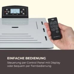 Energiewende Pelletofen 5/10 KW 5 Stufen Timer 18kg 250m³ Fernbedienung Grau -Heimladen 10034181 de 0003 logo