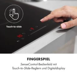 Delicatessa 3 Induktionskochfeld 3 Zonen 5800W Glaskeramik Schwarz -Heimladen 10034193 de 0005 logo