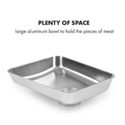 Kraftprotz Elektrischer Fleischwolf 700 W Kupfermotor Edelstahl -Heimladen 10034215 yy 0007 logo Klarstein Kraftprotz elektrischer Fleischwolf weiss