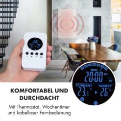Wonderwall Air 60 Infrarotheizung 101x60cm 600W Wandinstallation Fernbedienung -Heimladen 10034232 de 0006 logo
