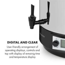 KonfiStar 60 Digital Einkocher Getränkespender 2500W 60L 100°C 180min -Heimladen 10034241 yy 0006 logo Digital Food Preserver 60L