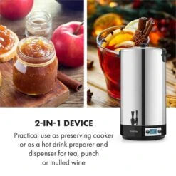 KonfiStar 60 Digital Einkocher Getränkespender 2500W 60L 100°C 180min -Heimladen 10034241 yy 0007 logo Digital Food Preserver 60L