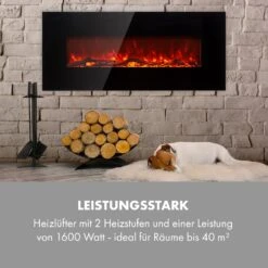 Lausanne Long Elektrischer Kamin 1600W 2 Heizstufen 128 Cm -Heimladen 10034251 de 0006 logo