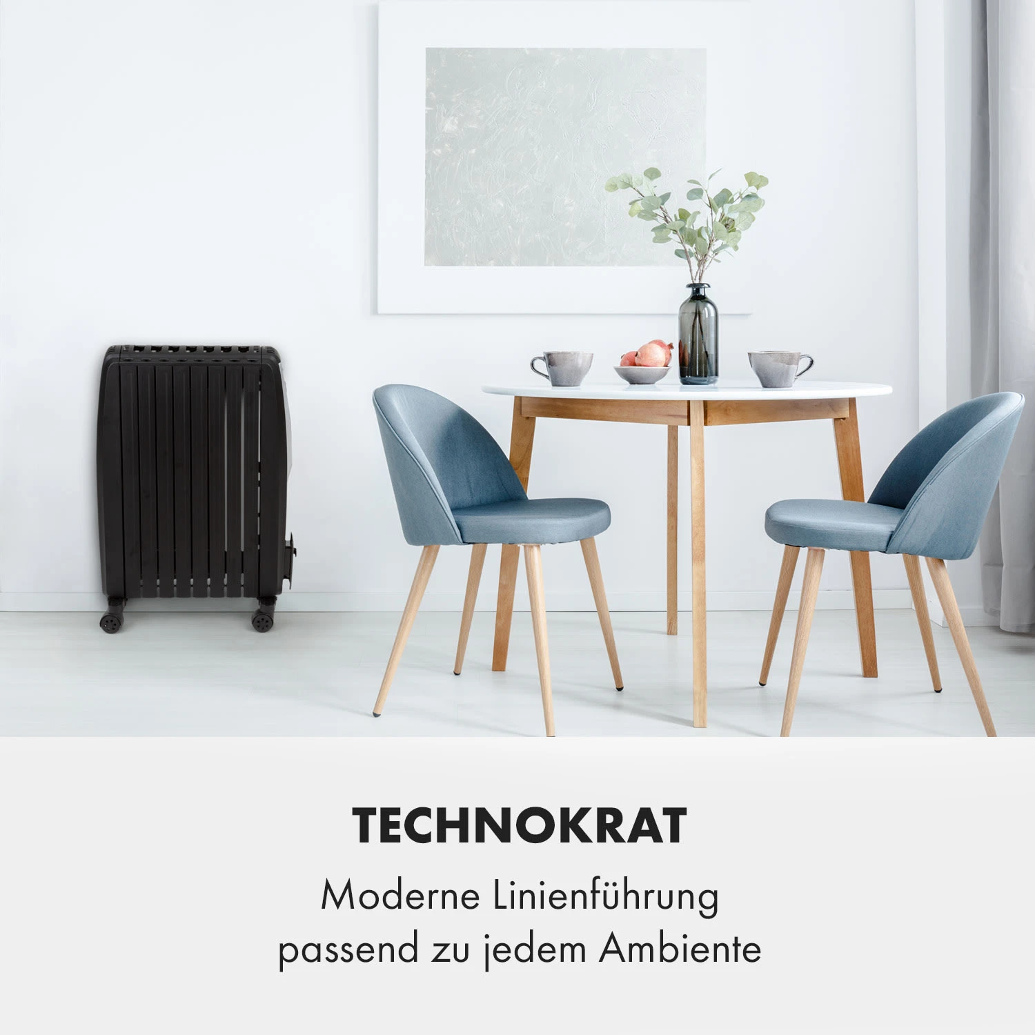 Thermaxx Noir Ölradiator 2500W 10-30° C 24h-Timer Fernbedienung 8 Thermaxx Noir Ölradiator 2500W 10-30° C 24h-Timer Fernbedienung – Bild 6