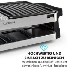 Sirloin Raclette 1500W Aluminium / Stein 8 Personen Kontroll-LED -Heimladen 10034275 de 0003 logo