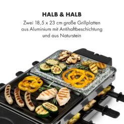 Sirloin Raclette 1500W Aluminium / Stein 8 Personen Kontroll-LED -Heimladen 10034275 de 0004 logo