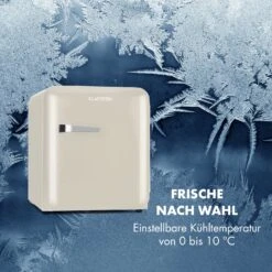 Audrey Mini Retro-Kühlschrank 48l 2 Ebenen -Heimladen 10034321 de 0008 logo