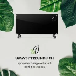 Bornholm Smart Konvektions-Heizgerät | 2000 W | SmartHeat Design: WiFi-Verbindung | LED-Display | 24-h-Timer | 2 Heizstufen: 1000 / 2000 W | IP24: Spritzwassergeschützt | Fernbedienung | Standgerät -Heimladen 10034391 de 0007 logo