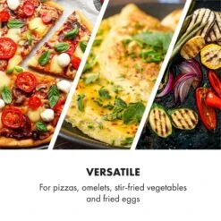 AeroVital Cube Chef Pizzateller Hoher Grilleinsatz Zubehör Edelstahl -Heimladen 10034411 yy 0003 logo Klarstein AeroVital Cube Chef Pizzateller