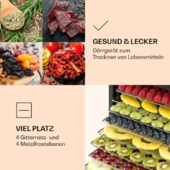 Mega Jerky Dörrautomat 650W 35-80°C LC-Touch-Display Timer 8 Ebenen -Heimladen 10034439 de 0004 logo