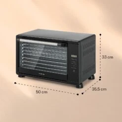 Mega Jerky Dörrautomat 650W 35-80°C LC-Touch-Display Timer 8 Ebenen -Heimladen 10034439 yy 0006 logo