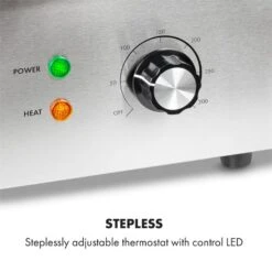 Grillmeile 3000R Elektrogrill 3000W Platte 54,5x35cm Geriffelt -Heimladen 10034449 yy 0003 logo Klarstein Grillmeile 3000R Pro Grill geriffelt