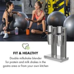 Kraftpaket II Doppel-Milchshake-Mixer Proteinshake 160W Edelstahl -Heimladen 10034457 yy 0002 logo Klarstein Kraftpaket II Pro Milchshake Mixer 160W