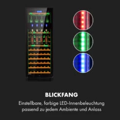 First Class 84 Weinkühlschrank 4 Dispenser 84 Fl. 5-22°C Touch Glastür -Heimladen 10034564 de 0004 logo