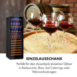 First Class 129 Weinkühlschrank 4 Dispenser 129Fl 5-22°C Touch Glastür -Heimladen 10034565 de 0003 logo