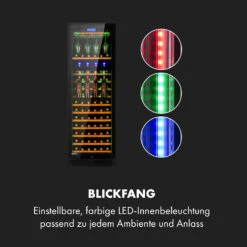 First Class 129 Weinkühlschrank 4 Dispenser 129Fl 5-22°C Touch Glastür -Heimladen 10034565 de 0004 logo
