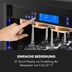 First Class 129 Weinkühlschrank 4 Dispenser 129Fl 5-22°C Touch Glastür -Heimladen 10034565 de 0006 logo