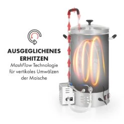 Brauheld Pro Maischekessel 2500W 30L 30-100°C Umwälzpumpe Edelstahl -Heimladen 10034586 de 0004 logo