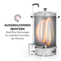 Brauheld Pro Maischekessel 2500W 35L 30-100°C Umwälzpumpe Edelstahl -Heimladen 10034587 de 0004 logo