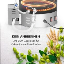 Brauheld Pro Maischekessel 2500W 35L 30-100°C Umwälzpumpe Edelstahl -Heimladen 10034587 de 0005 logo
